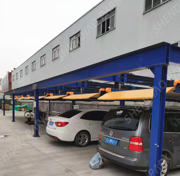 江陰市廠區(qū)機(jī)械車(chē)位案例:兩層簡(jiǎn)易升降式機(jī)械車(chē)位